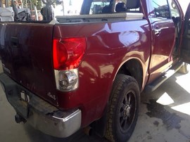 2007 TOYOTA TUNDRA, BURGUNDY, LIMITED MODEL, CREW CAB, 5.7L, AT, 4WD. Z26407
